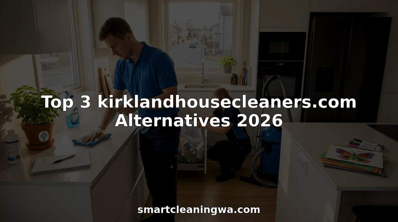 Cleaning team working in a real kitchen